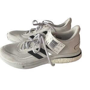 Adidas White Black Supernova FV6026 Running Walking Sport Shoe Men‎ Size 8 *READ